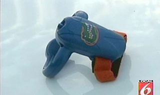 Illustration for article titled "Spider-Man" Pepper Spray Bracelet Looks Like a Toy